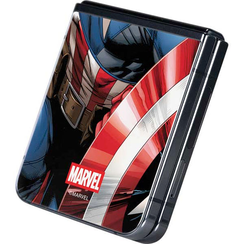 Marvel Captain America Portrait Galaxy Z Flip5 5G Skin